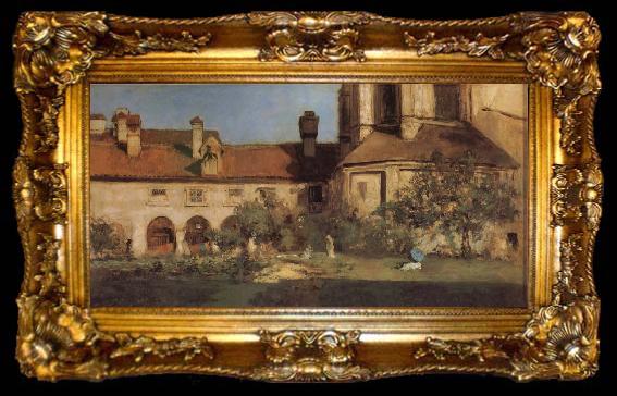 framed  William Merritt Chase The Cloisters, ta009-2